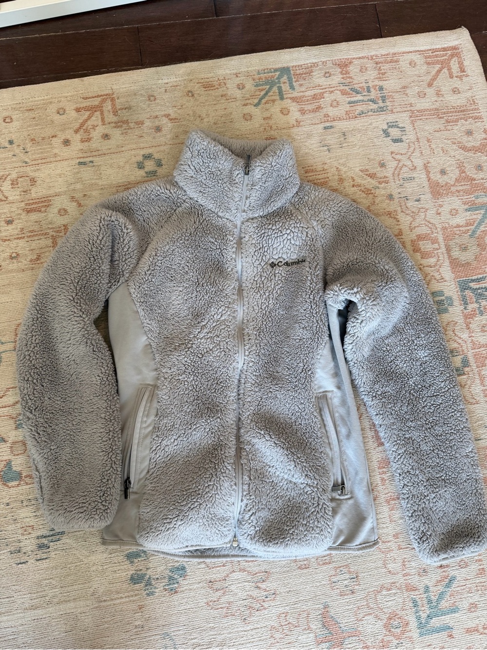 Columbia Women’s Light Gray Sherpa Puffer Jacket